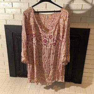 Billabong Tunic/Blouse, Size Large